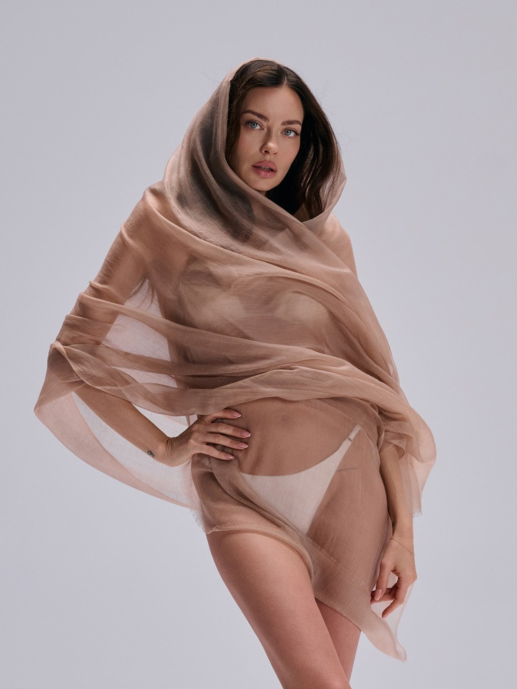 Cashmere Scarf - latte