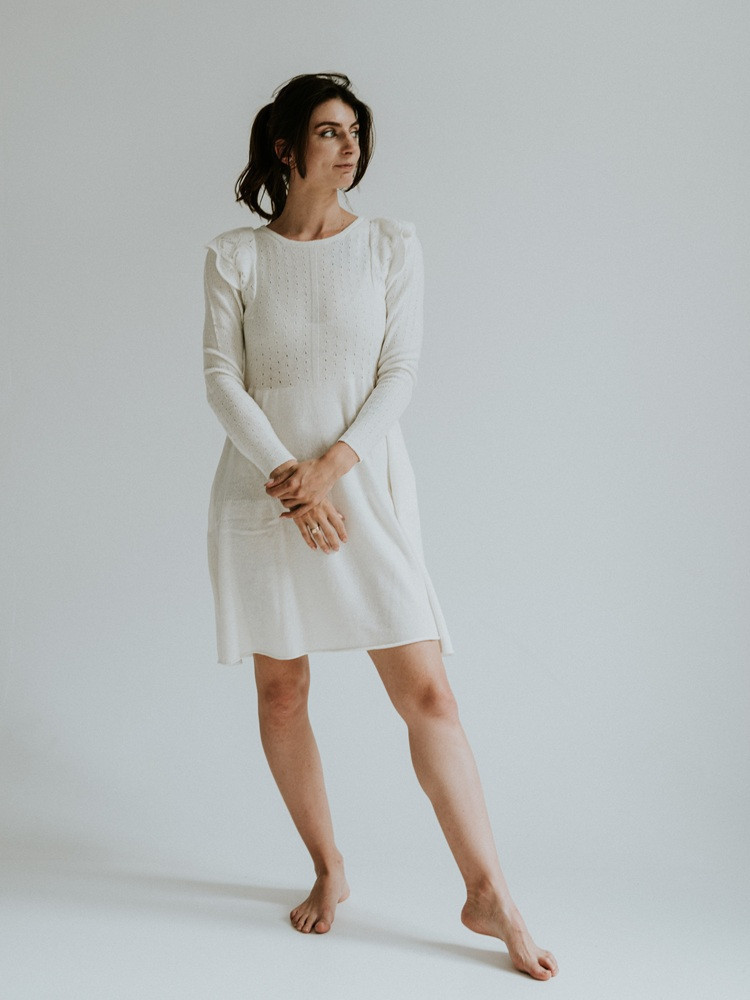 100% cashmere dress