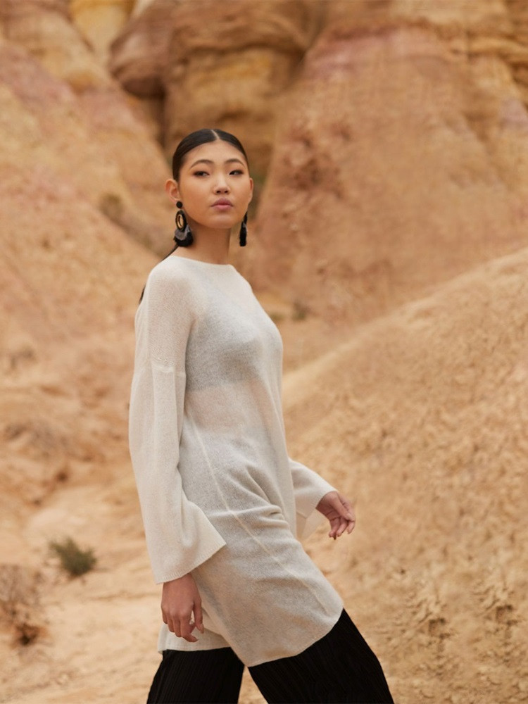 100% cashmere dress