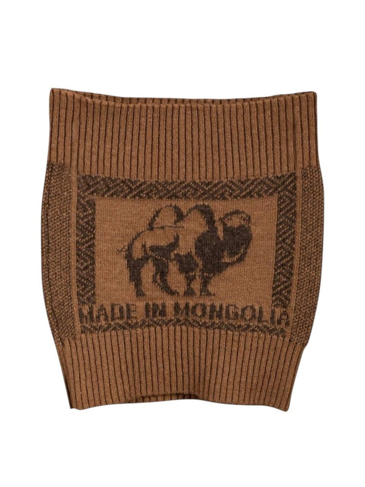 Elastic kidney warming belt 100% camel wool
