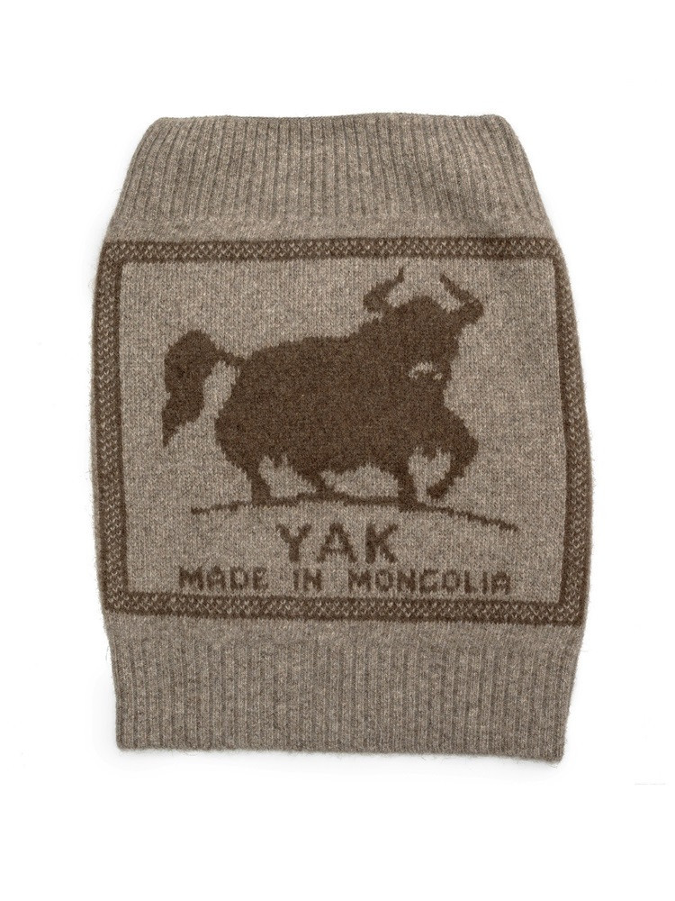 Elastic kidney warming belt with yak wool