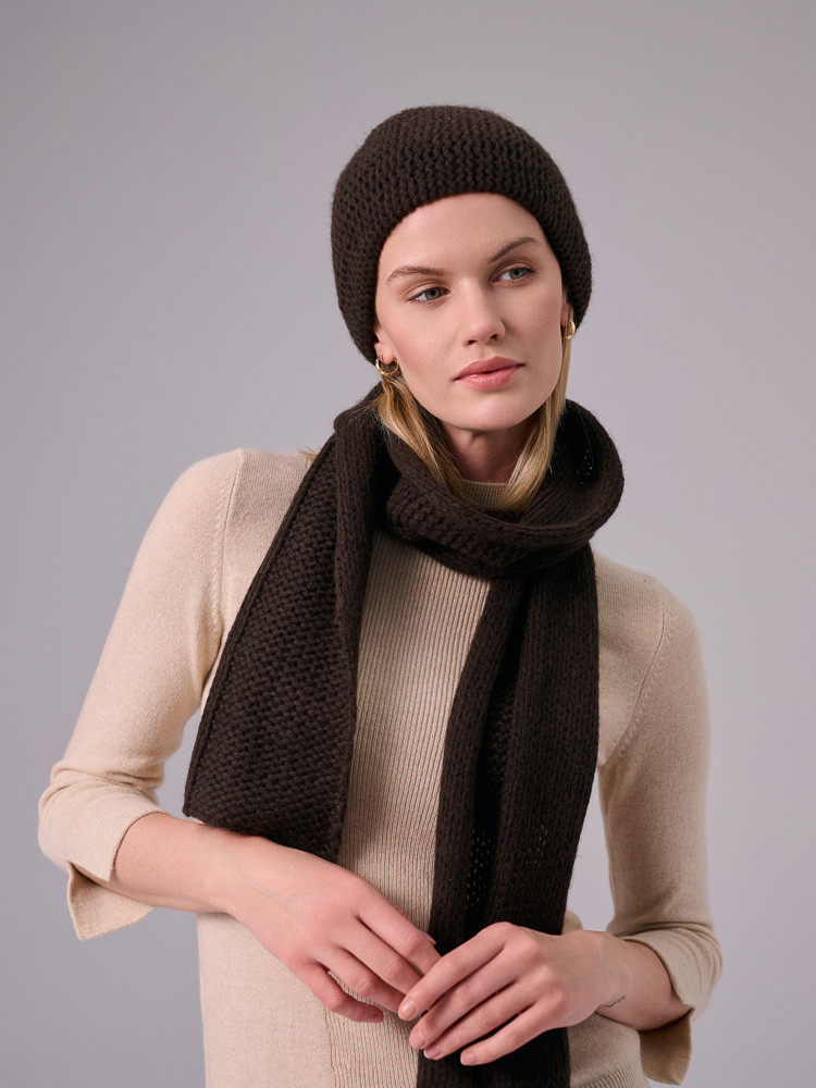 Yak wool scarf