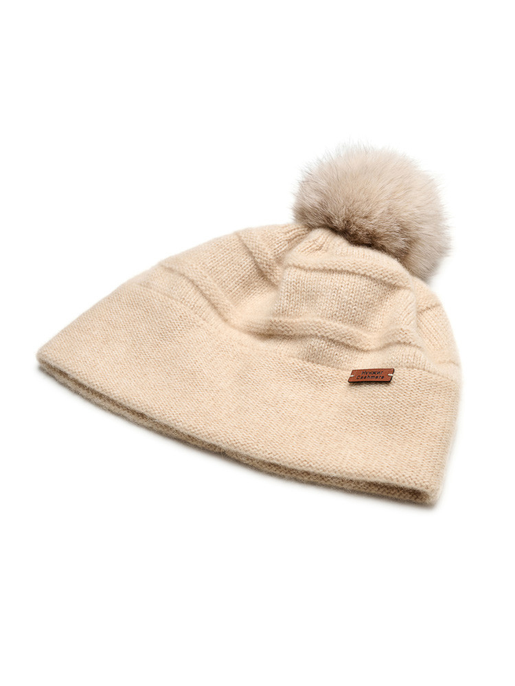 100% CASHMERE HAT