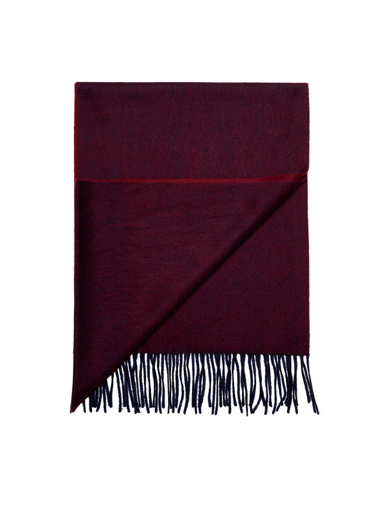 100% cashmere scarf burgundy