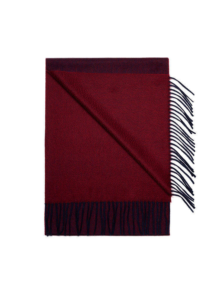 100% cashmere scarf burgundy