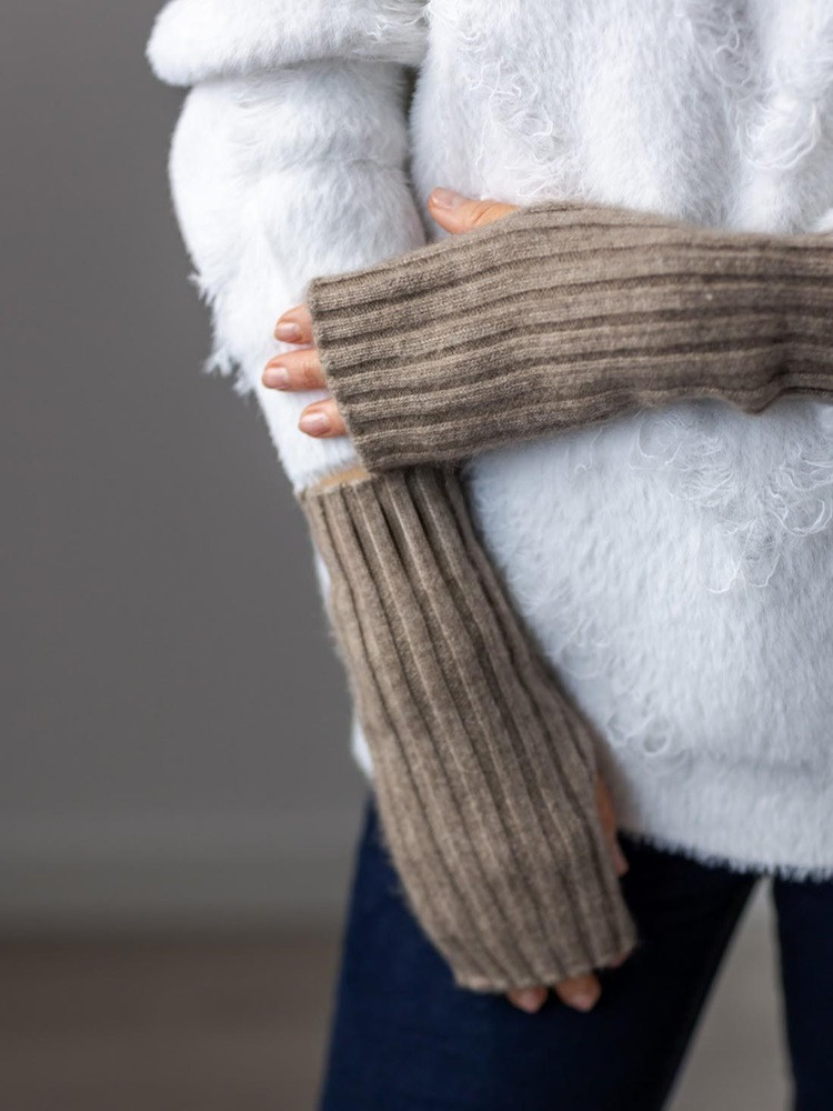 Hand warmers 100% cashmere