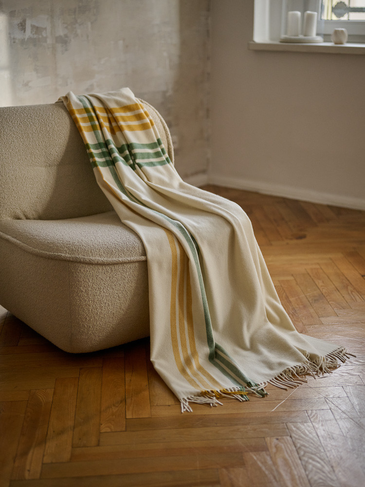 Cashmere plaid in warm shades
