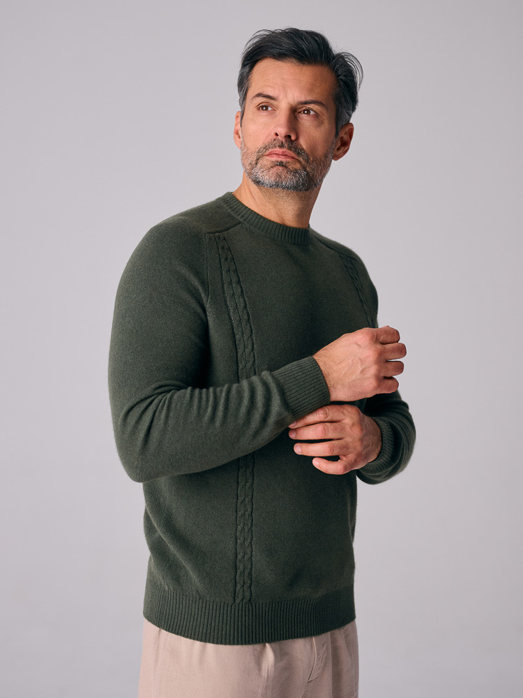 Green Cashmere Sweater