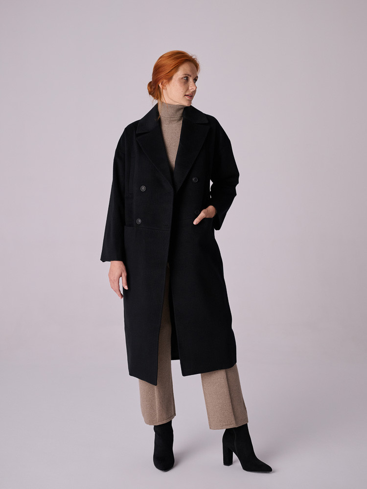 Women's oversize cashmere coat