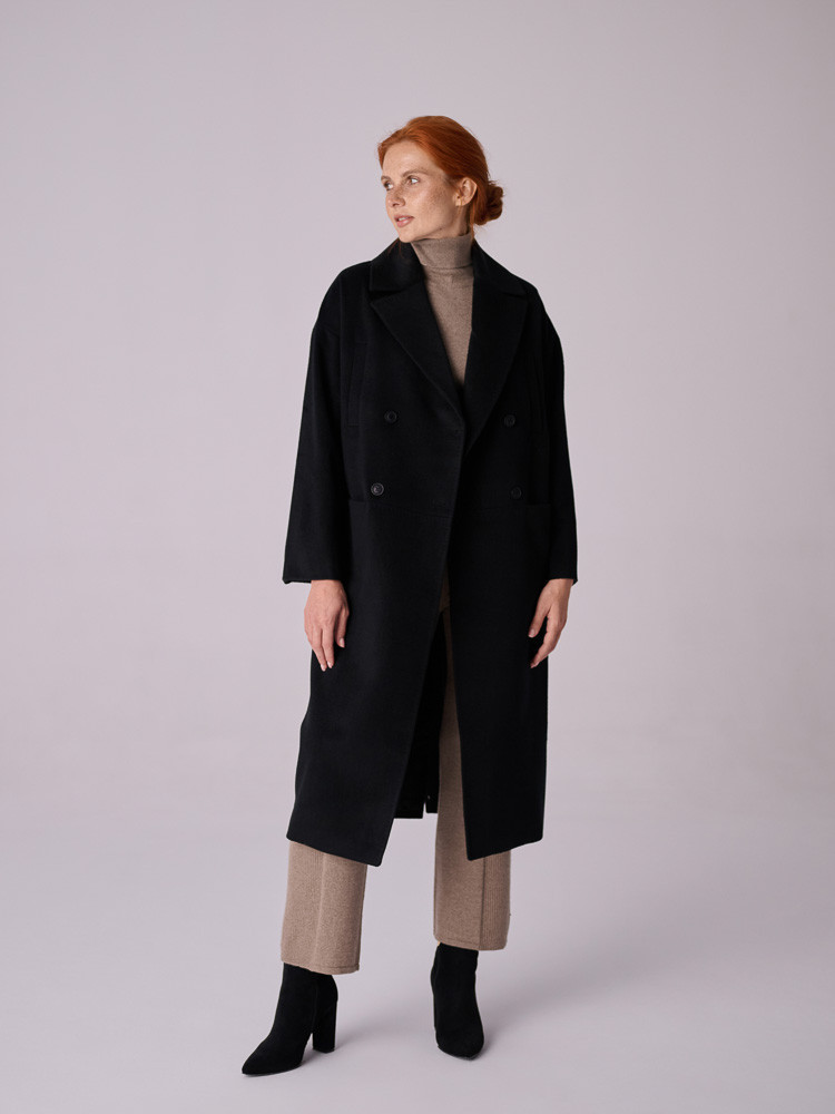 Women's oversize cashmere coat
