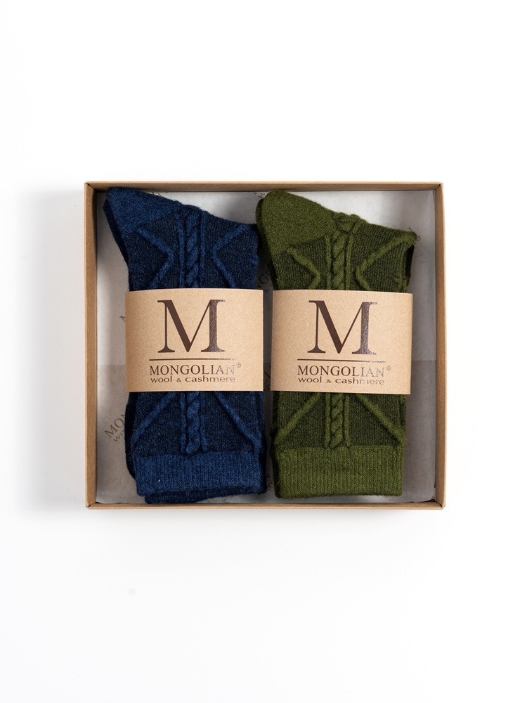 Set of men's wool socks