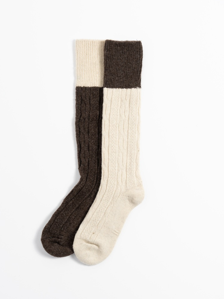 Set of sheep's wool knee pads