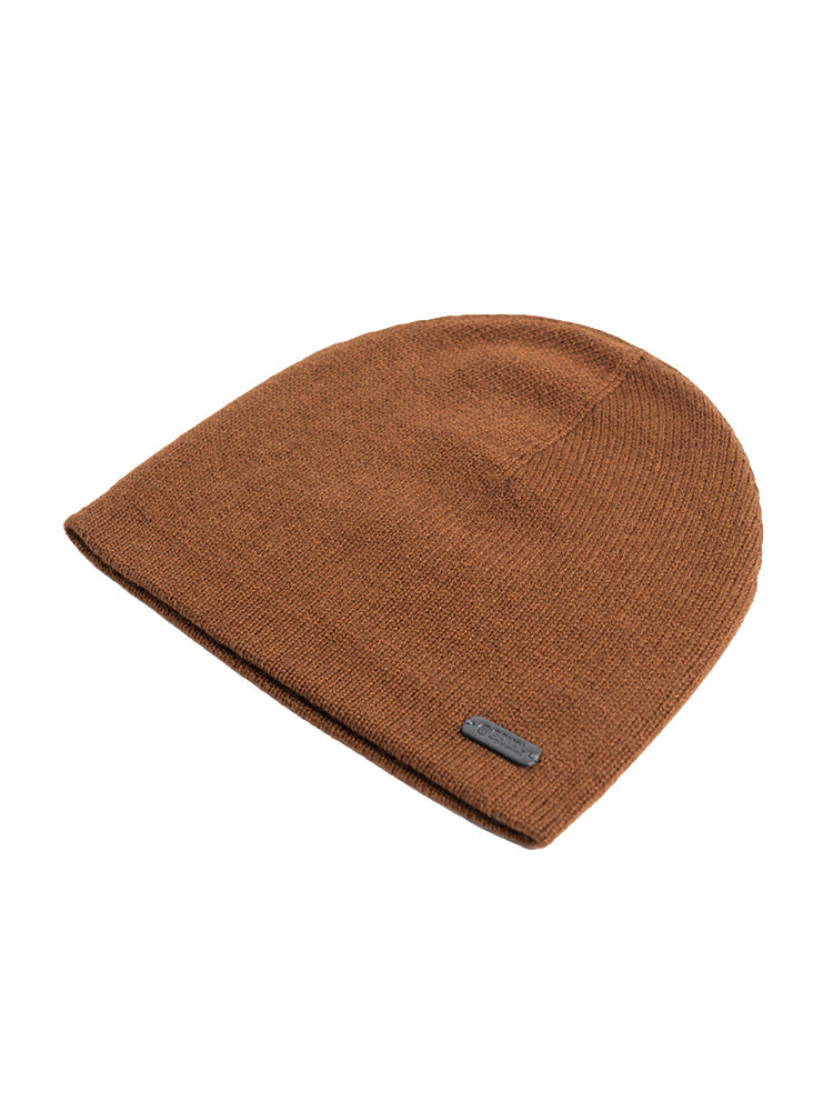Walnut brown cashmere hat