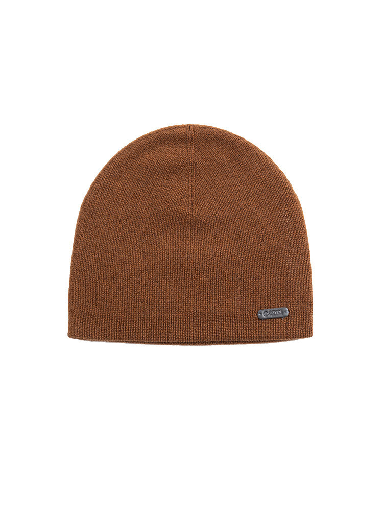 Walnut brown cashmere hat