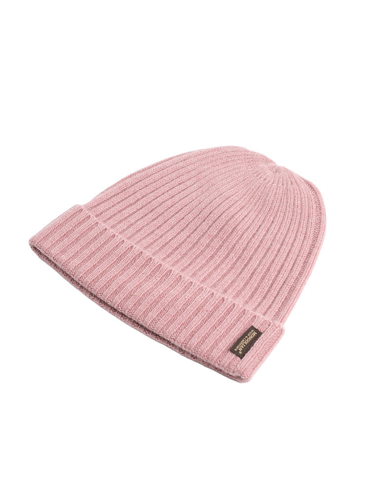 Pink cashmere hat