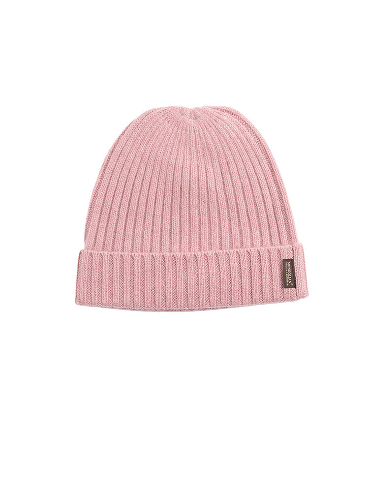 Pink cashmere hat