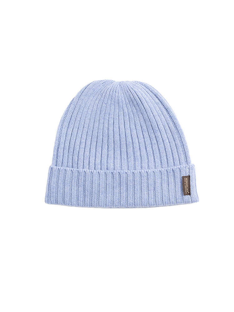 Light blue cashmere hat