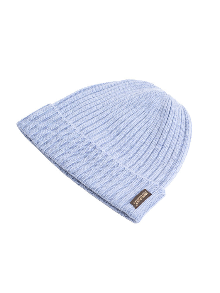 Light blue cashmere hat