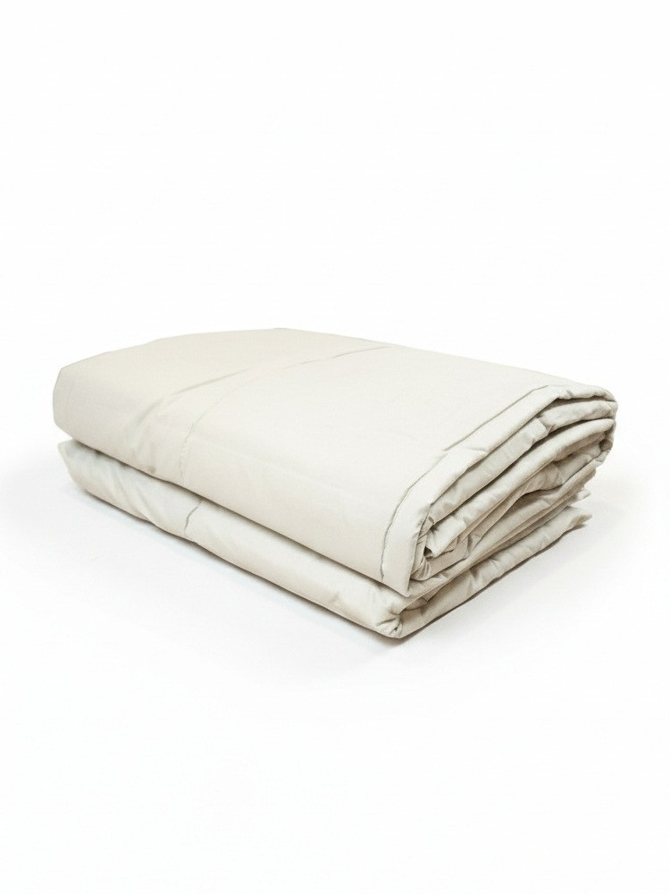 1-person anti-allergic duvet of camel wool grey