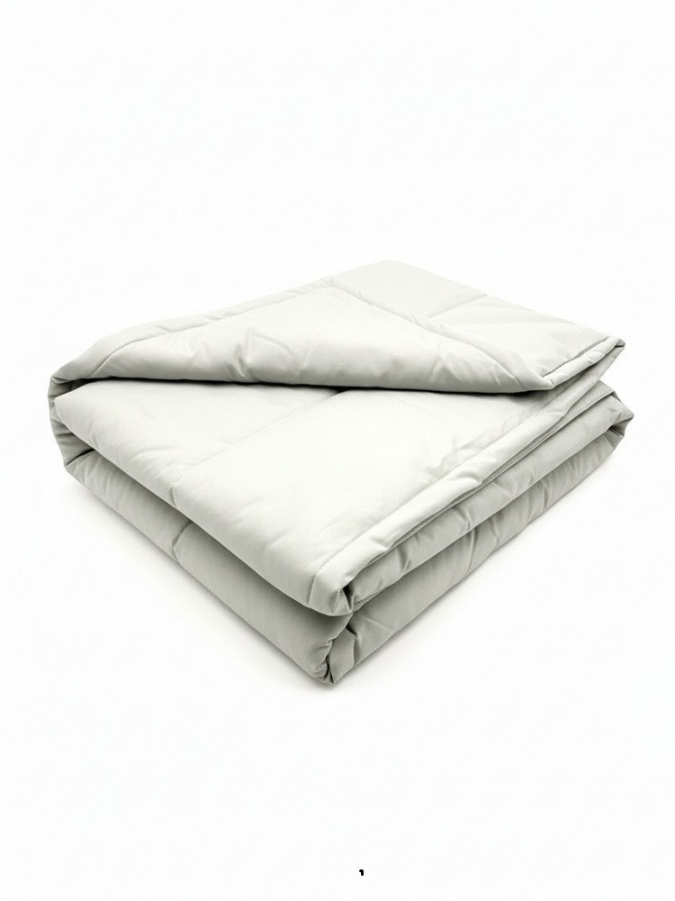 2-person anti-allergic duvet of camel wool grey