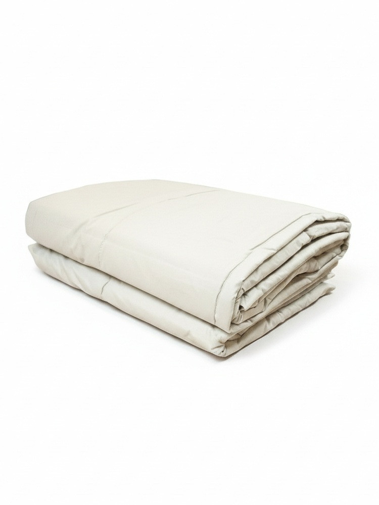 2-person anti-allergic duvet of camel wool grey