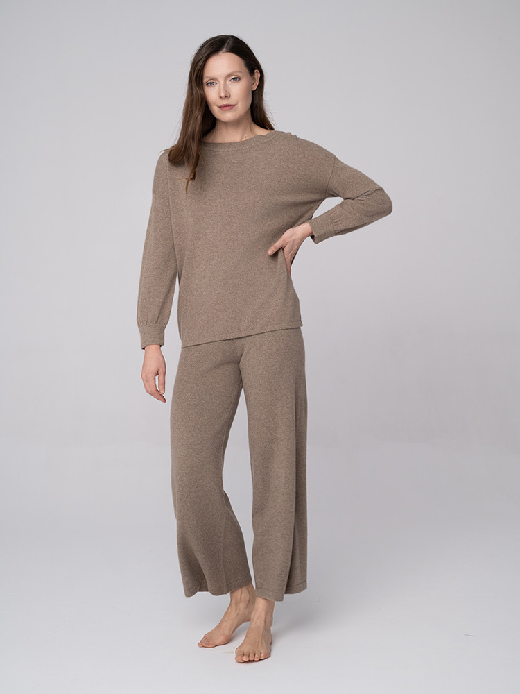 Cashmere knit set