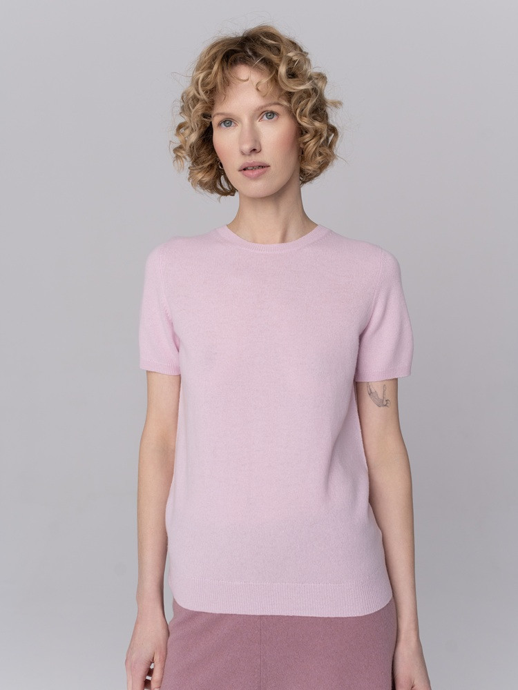 Knitted cashmere T-Shirt