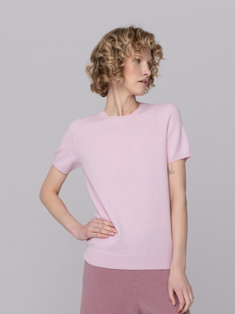 Knitted cashmere T-Shirt