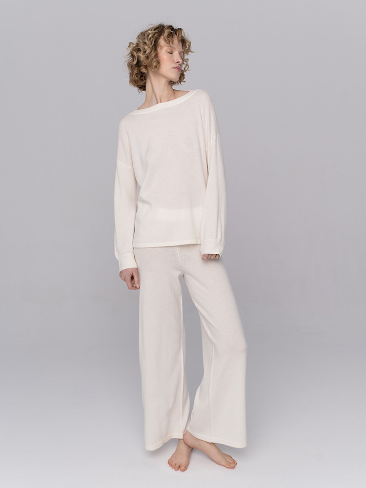 White cashmere set