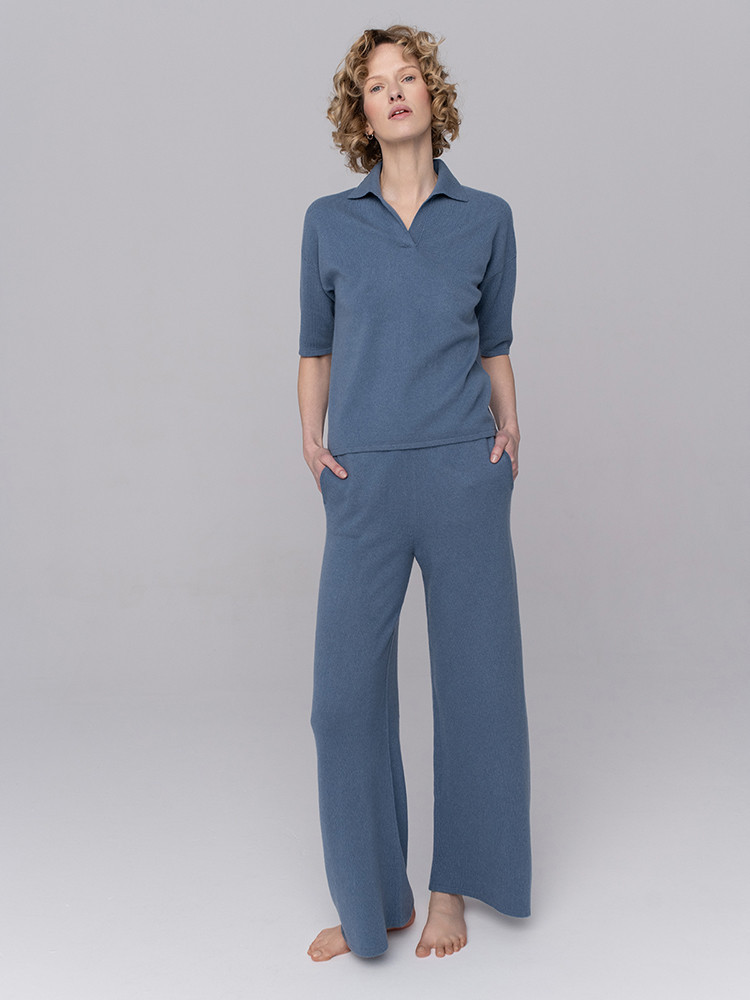 Knitted cashmere set