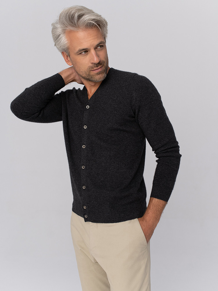 V-Neck cashmere cardigan