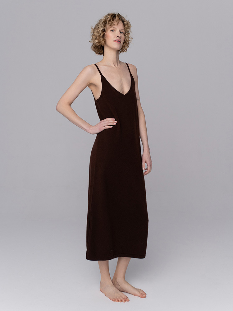 Cashmere maxi dress
