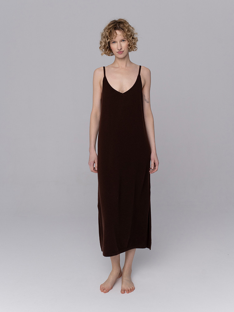 Cashmere maxi dress