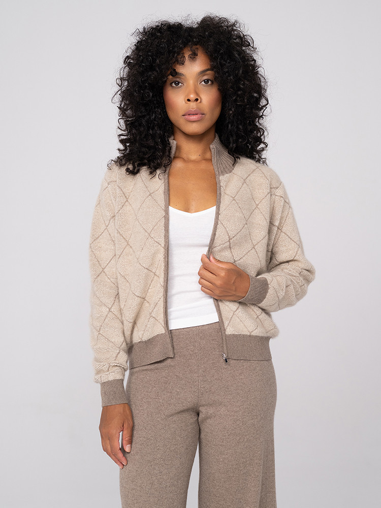 Organic cashmere sweatshirt