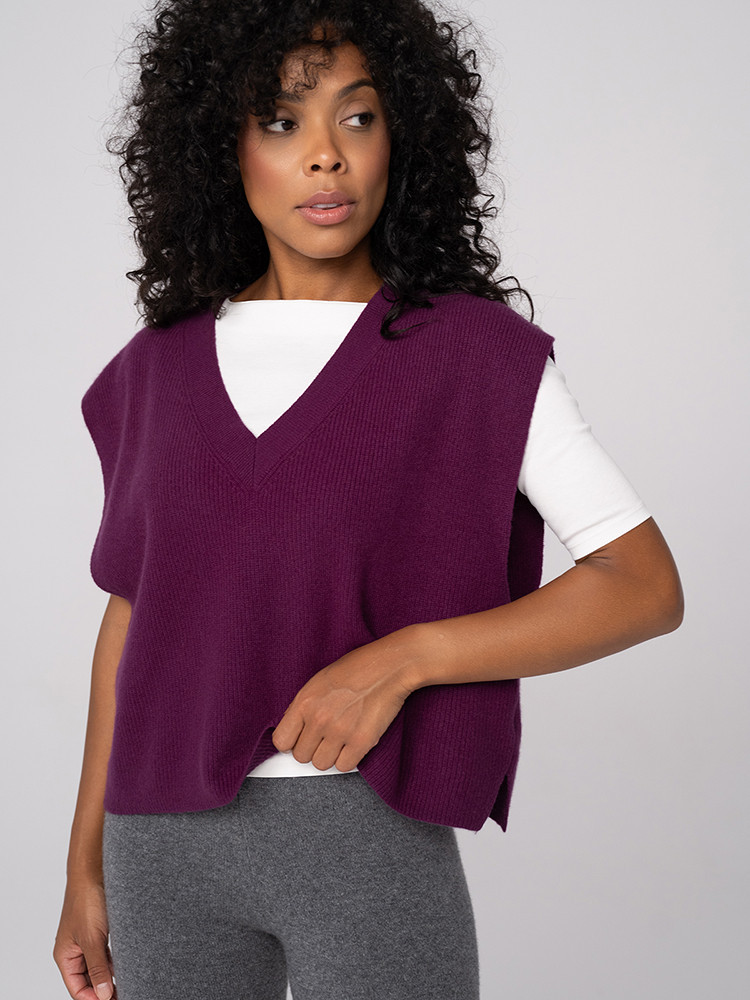 Cashmere vest