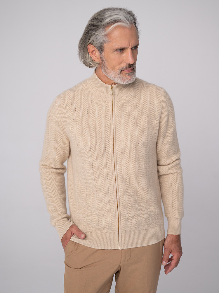 Men’s cashmere cardigan