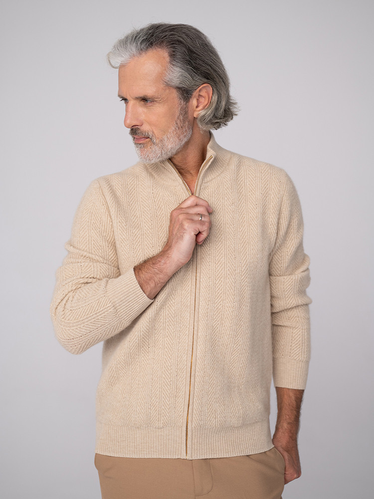 Men’s cashmere cardigan