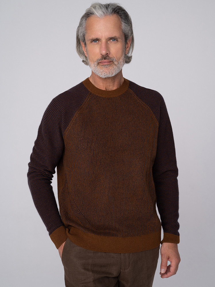 Men’s ribbed cashmere turtleneck