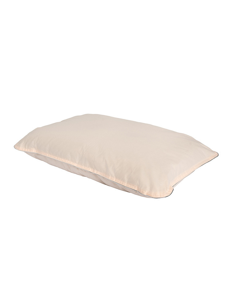 Hypoallergenic pillow with camel wool beige
