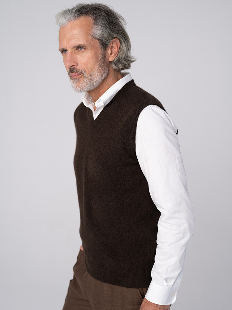 Men’s yak wool vest