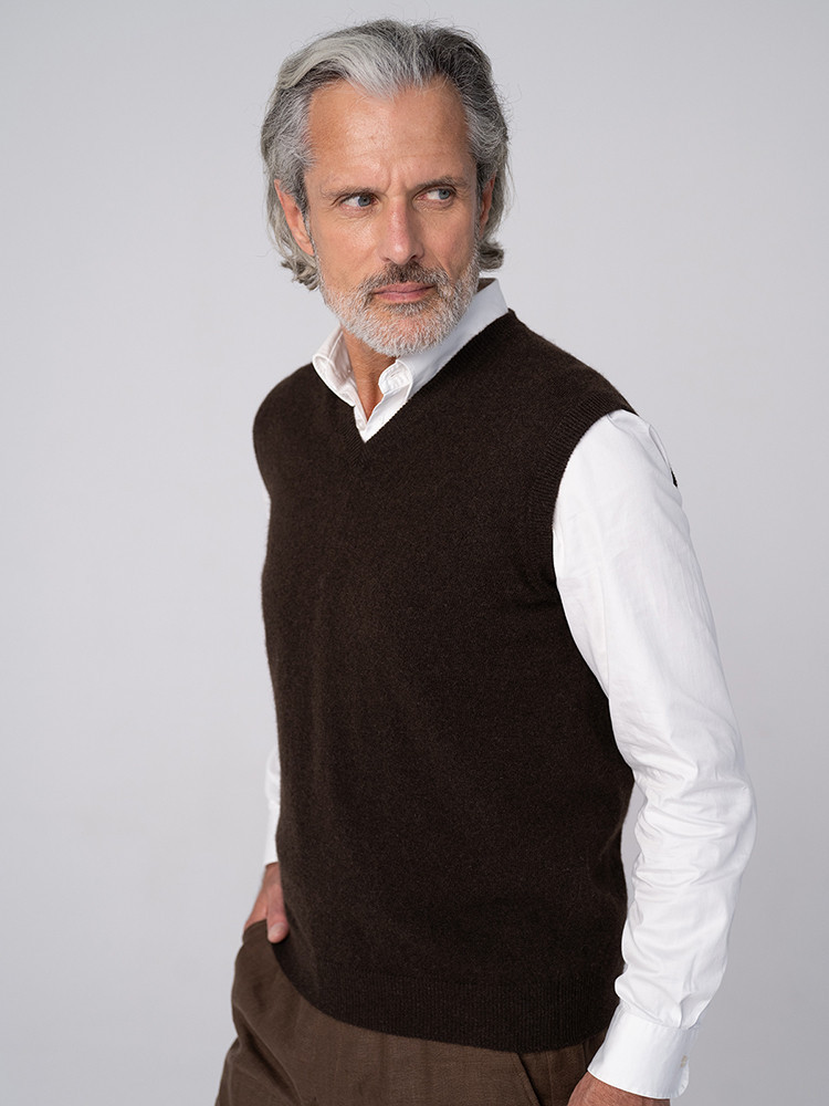 Men’s yak wool vest