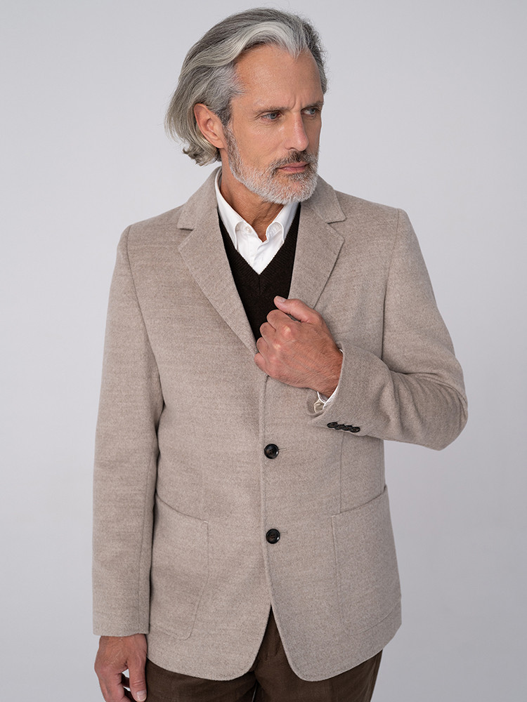 Men’s sheep wool blazer