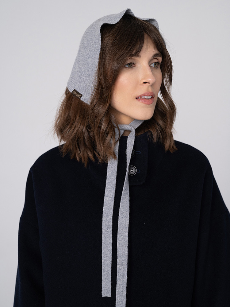 Ribbed cashmere bonnet