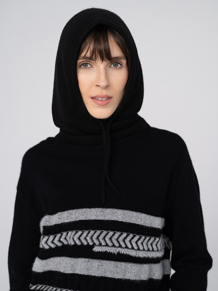 Classic cashmere balaclava