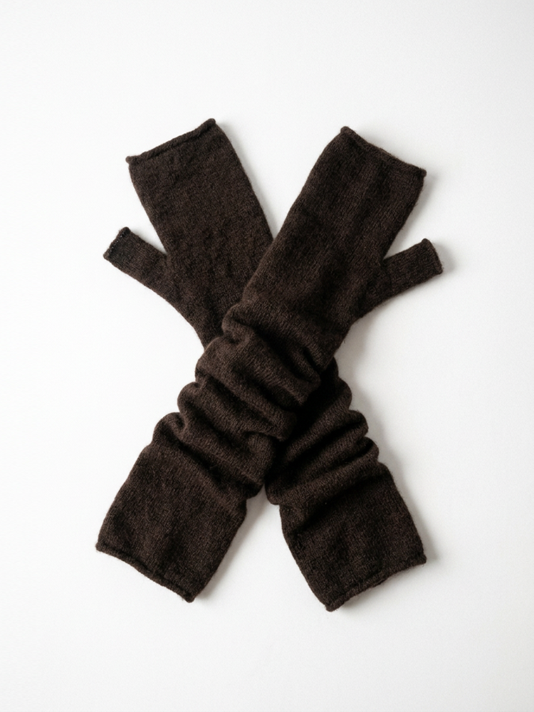 Long yak wool hand warmers