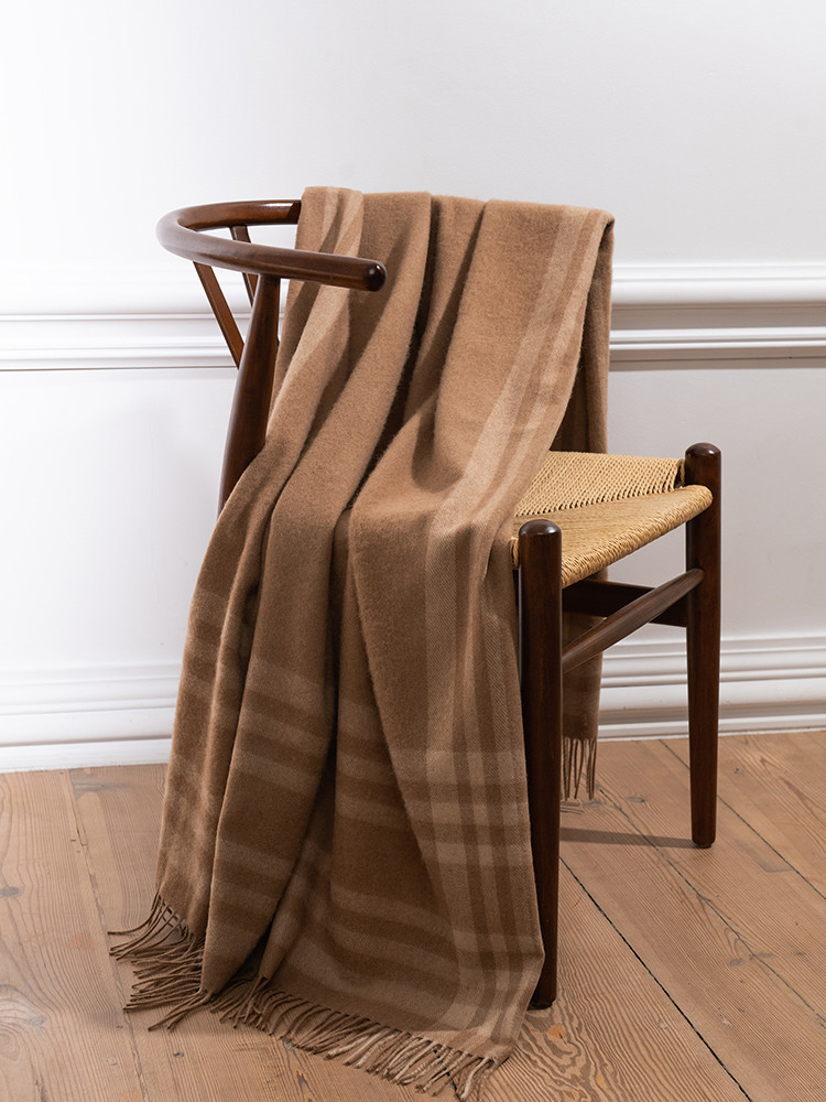 100% camel wool blanket classic