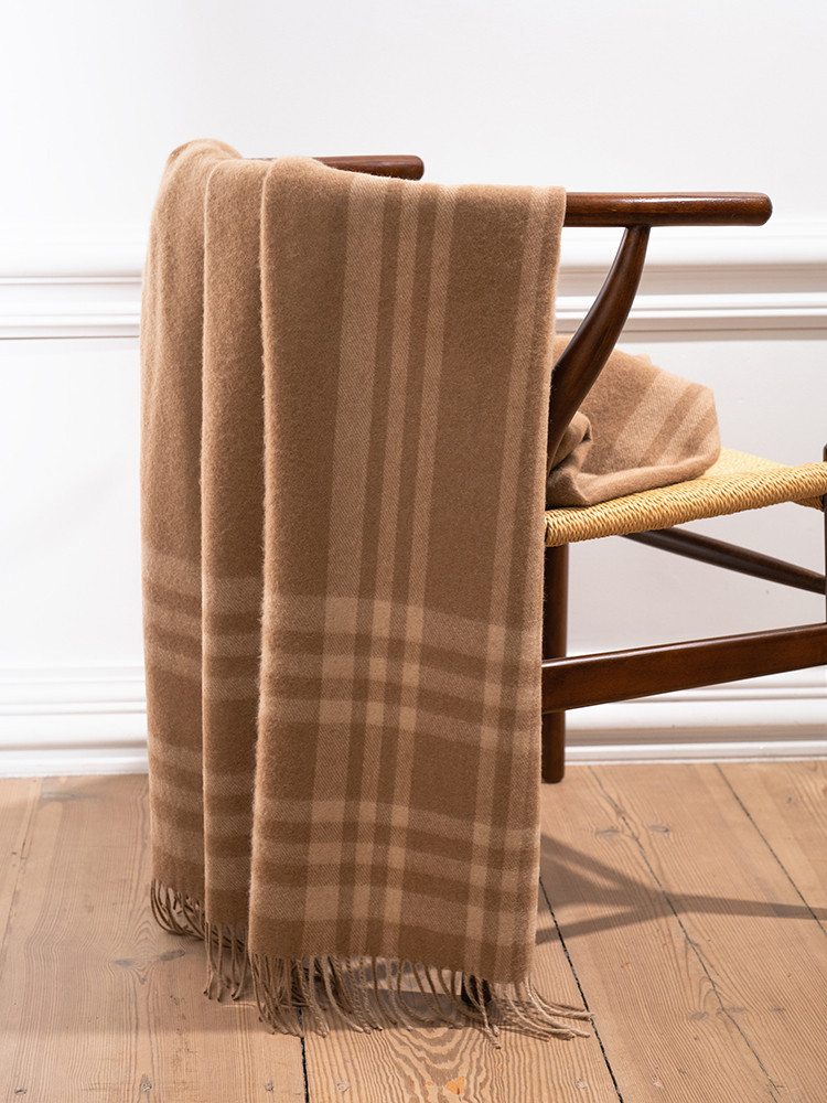 100% camel wool blanket classic