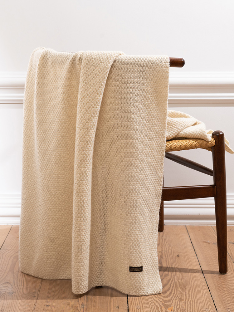 Sheep wool blanket 100x150